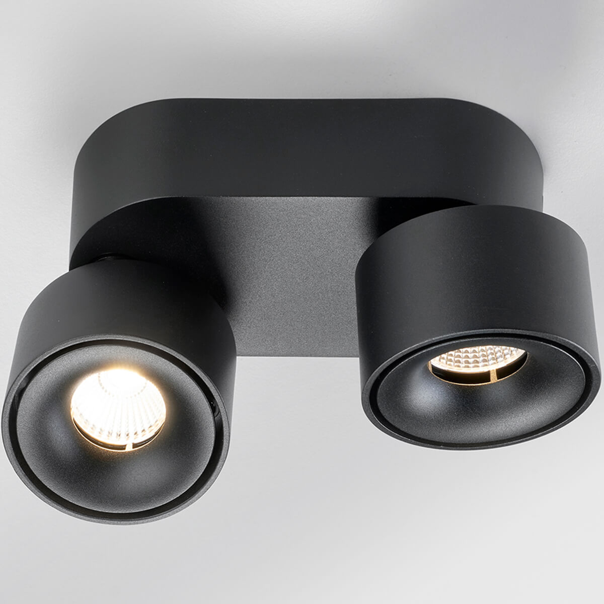 LupiaLicht Bloc 2S / 2 SN LED Deckenstrahler, schwarz