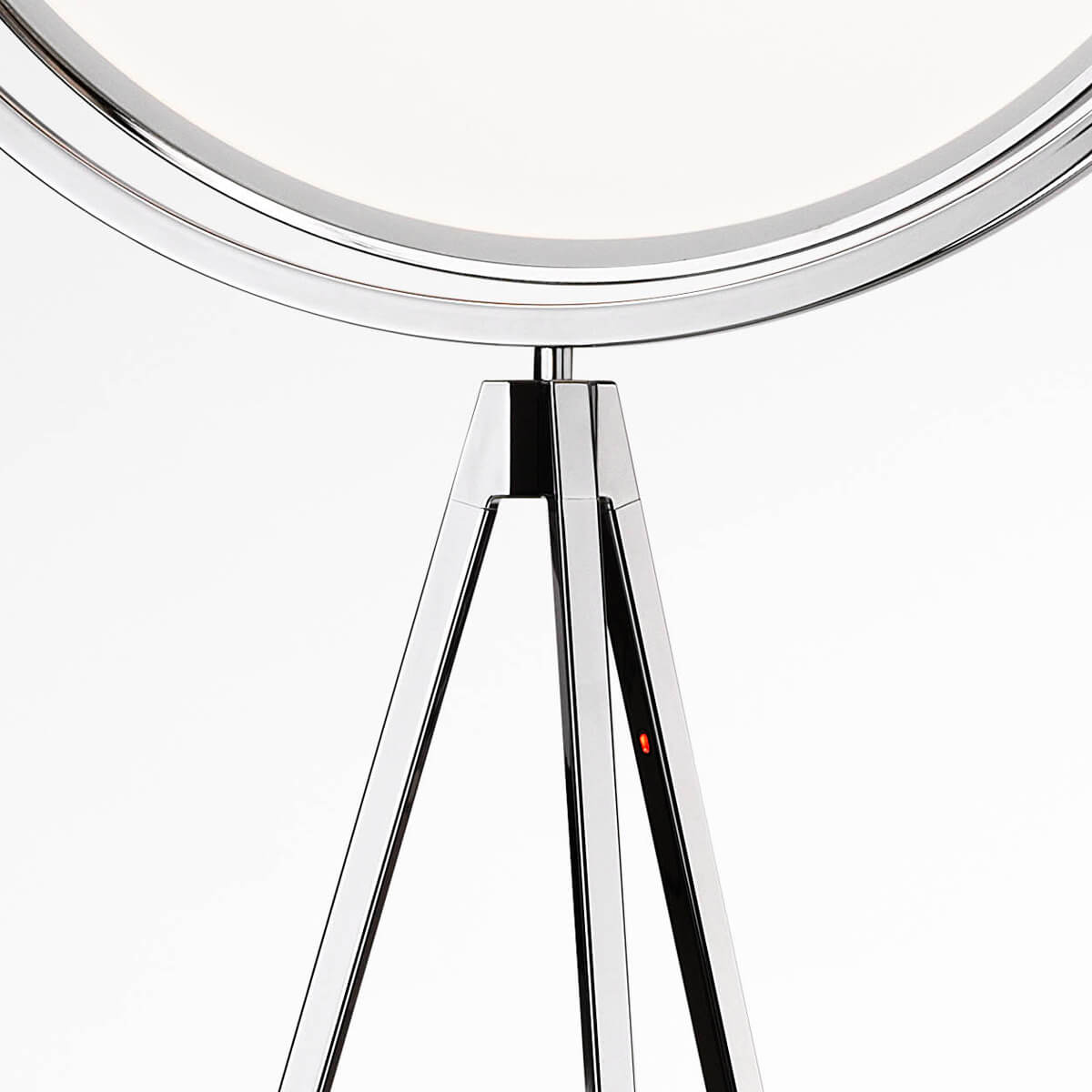 Flos Superloon LED Stehleuchte, Chrom, Soft-Touch-Sensor am Fuß
