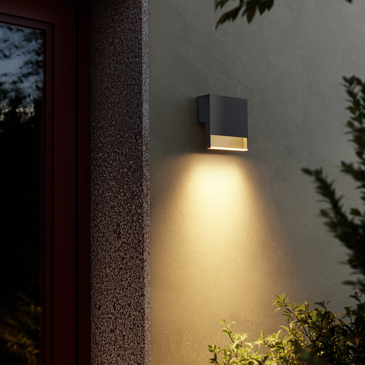 IP44.DE Li.2 LED Außenwandleuchte, anthracite (anthrazit)