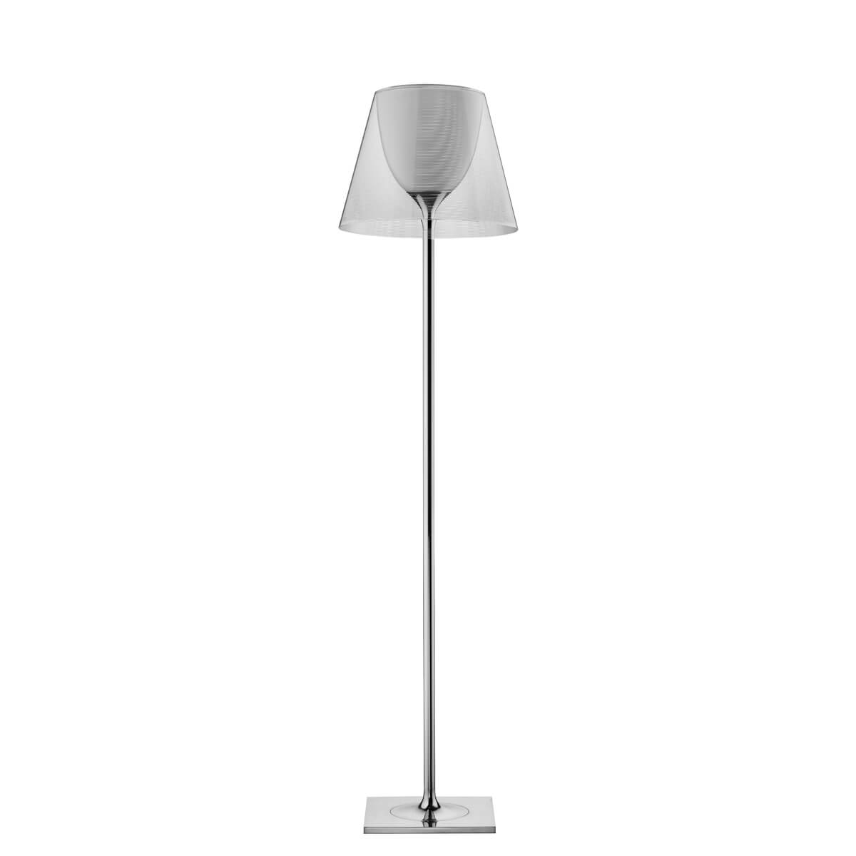 Flos KTribe F Stehleuchte, F2, Höhe: 162 cm, transparent (ausgeschaltet)