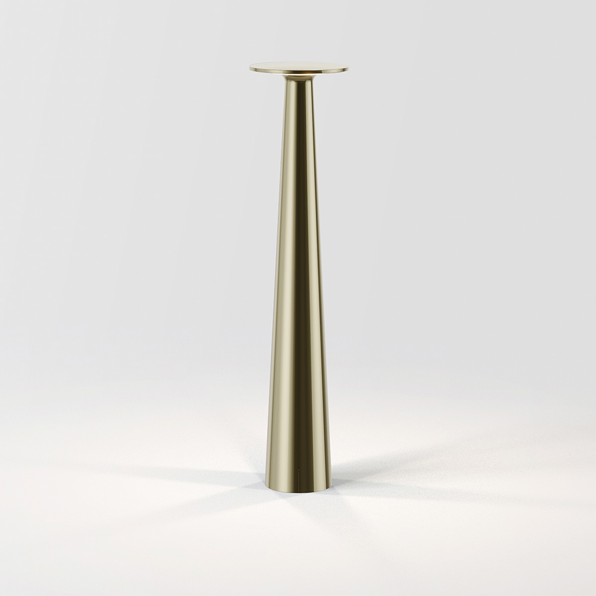 IP44.DE Lix Skinny LED Akkuleuchte, brass (Messing)