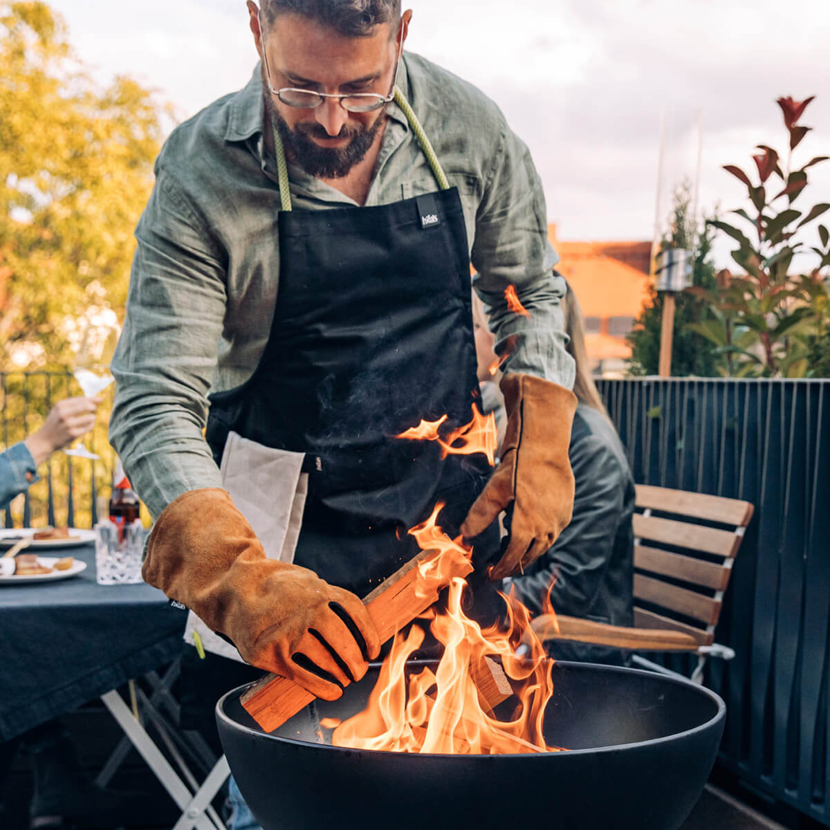 Höfats Grillhandschuhe, Naturleder