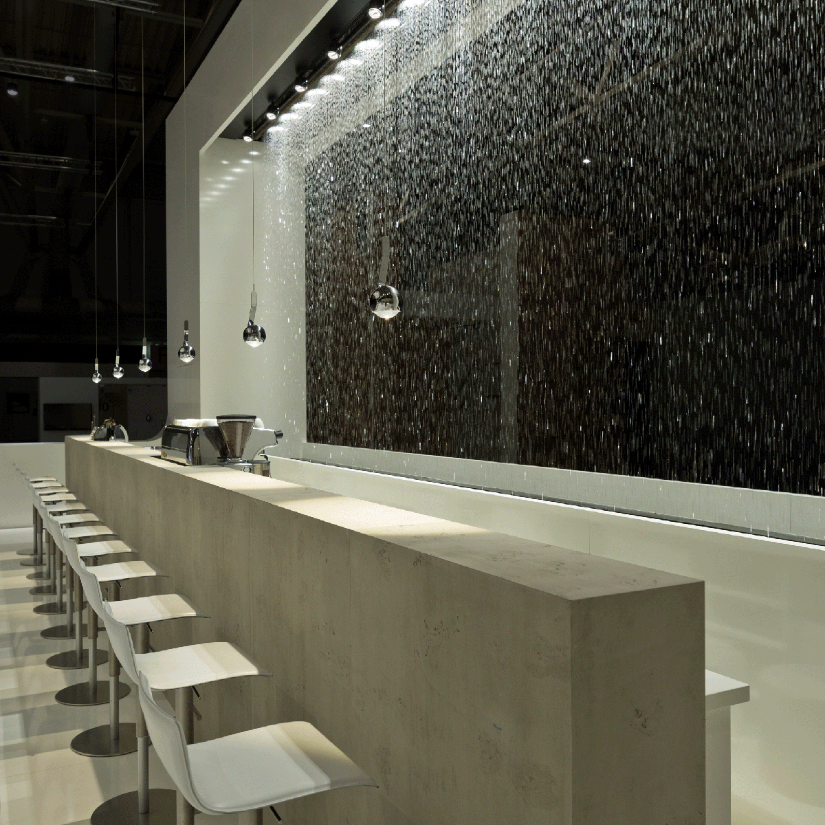 Occhio io 3d sospeso var up C LED Pendelleuchte, variabel, Chrom