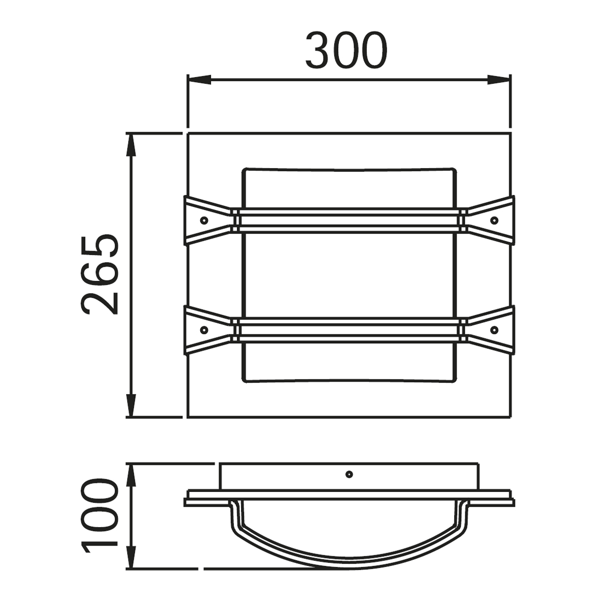 Albert Leuchten 6262 Außenwandleuchte