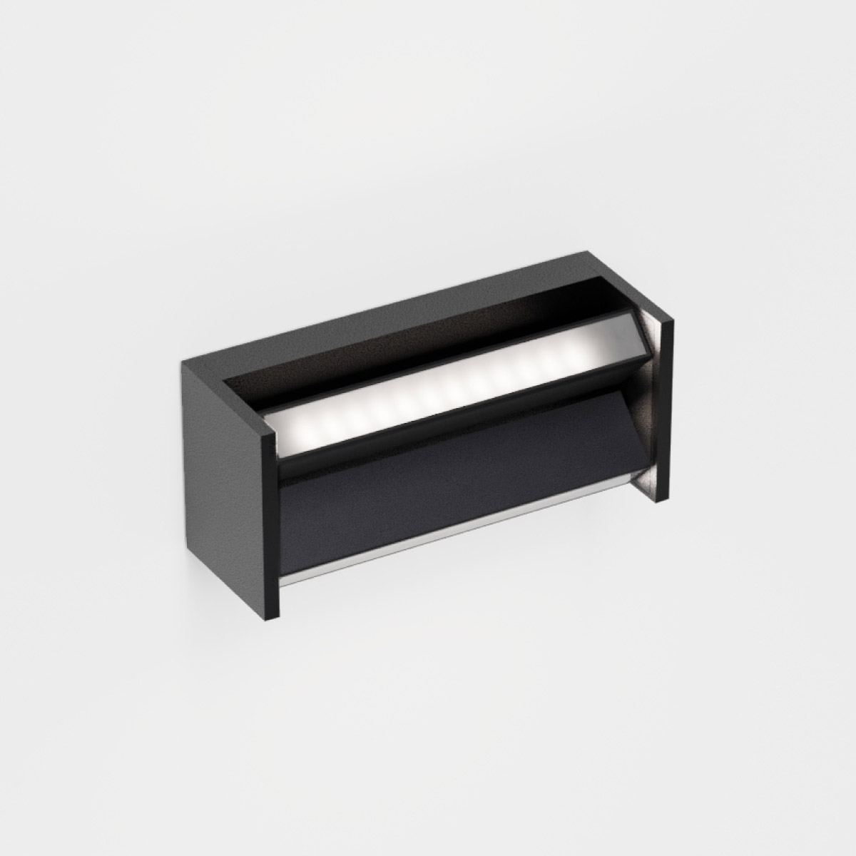 IP44.DE Slat LED Wand- / Deckenleuchte, deep black (schwarz)