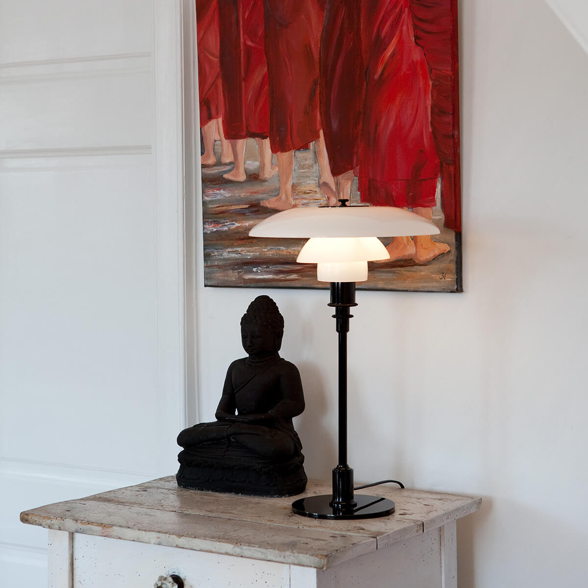 Louis Poulsen PH 3/2 Tischleuchte, schwarz metallisiert