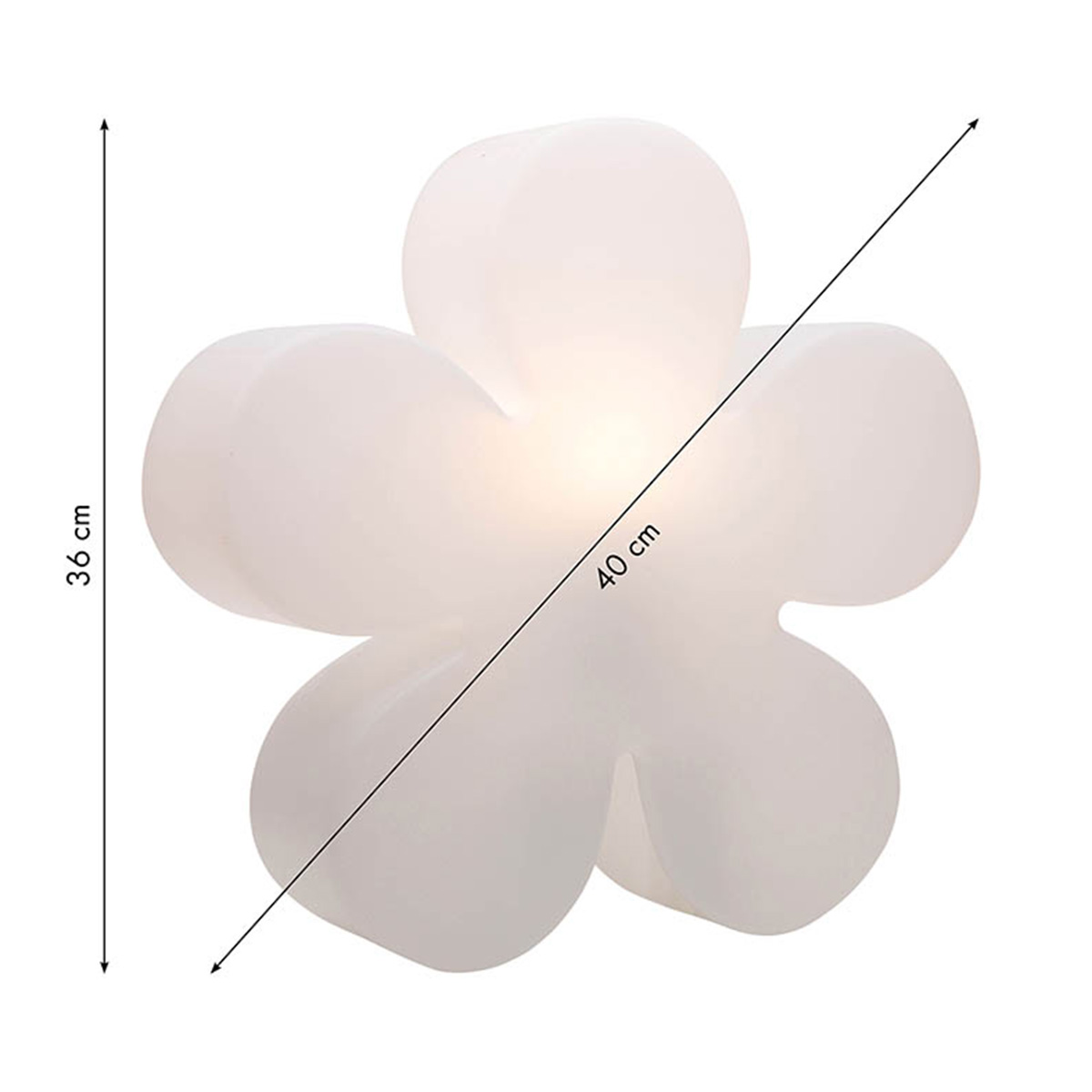 Shining Flower LED Solar- / Dekoleuchte, Ø: 40 cm