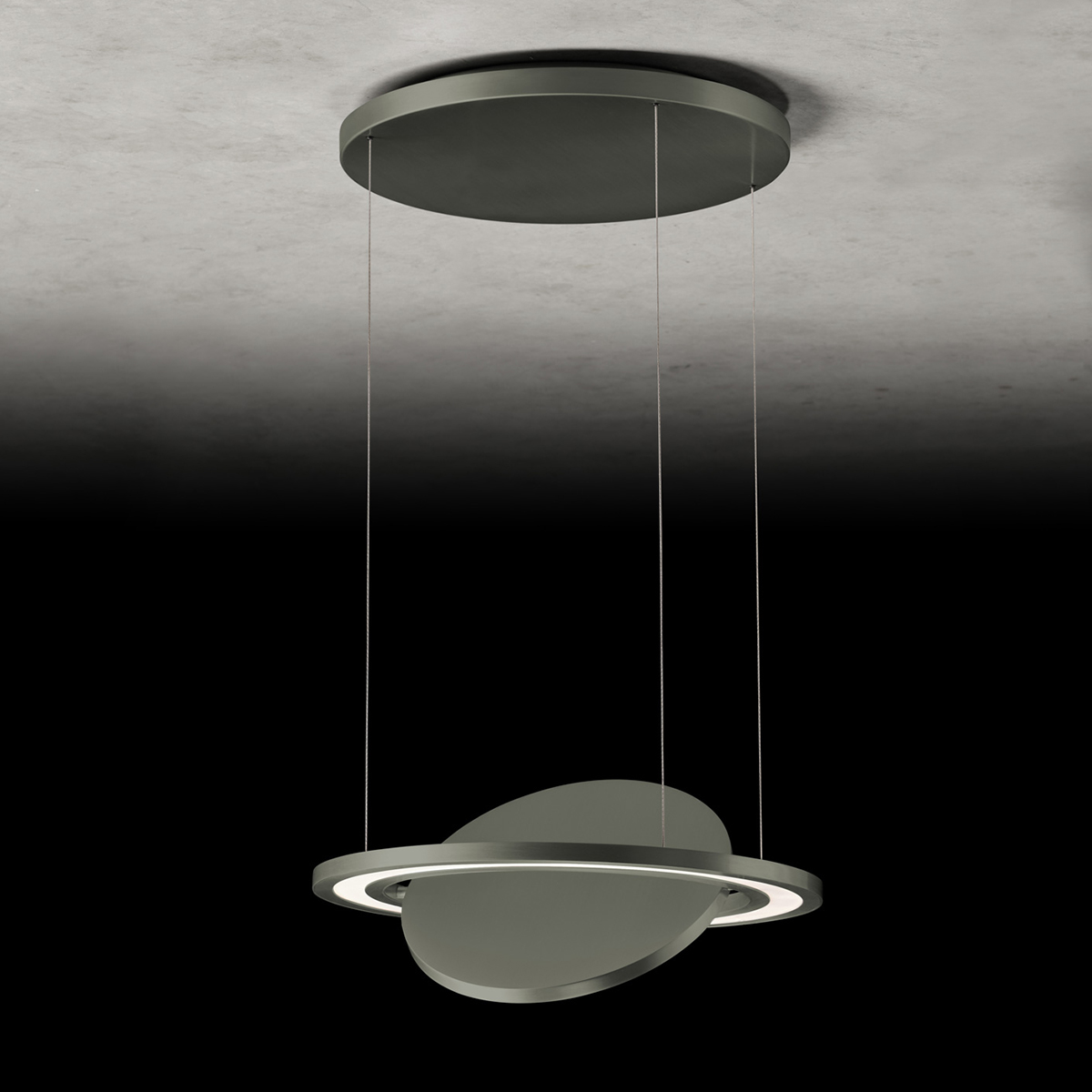 Holtkötter Supernova PW LED Pendelleuchte, Platin