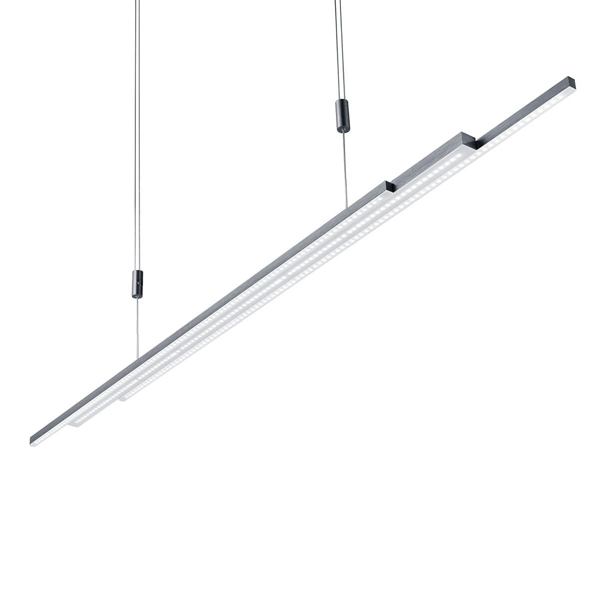 Bankamp Lightline II up & down LED Pendelleuchte, Vertical dim, anthrazit matt eloxiert