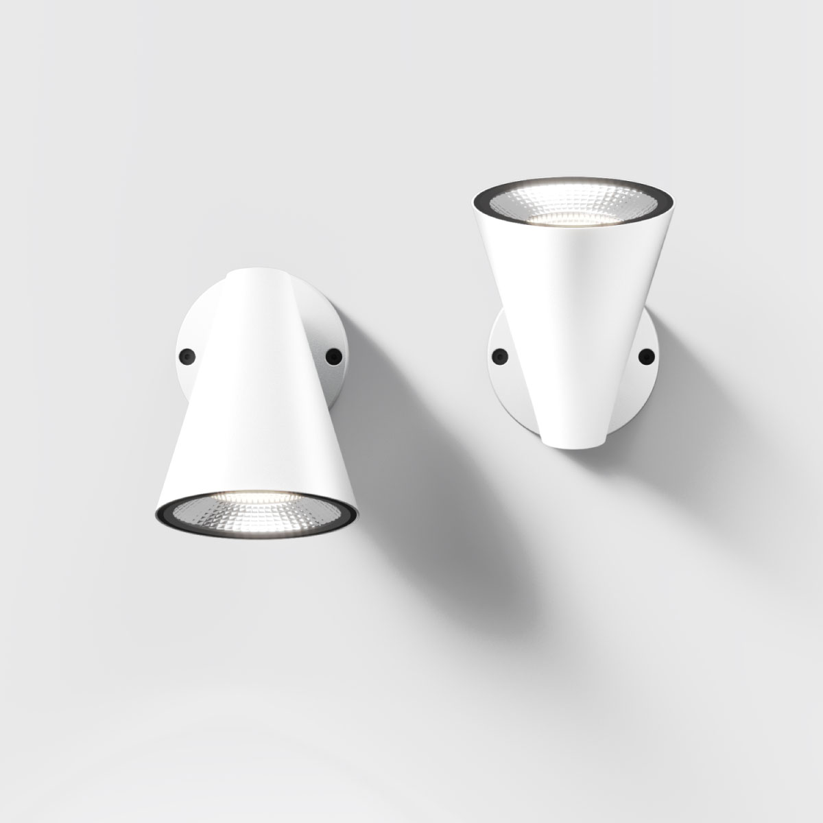 IP44.DE Stic LED Außenwand- / Decken- / Bodenleuchte, pure white (weiß)