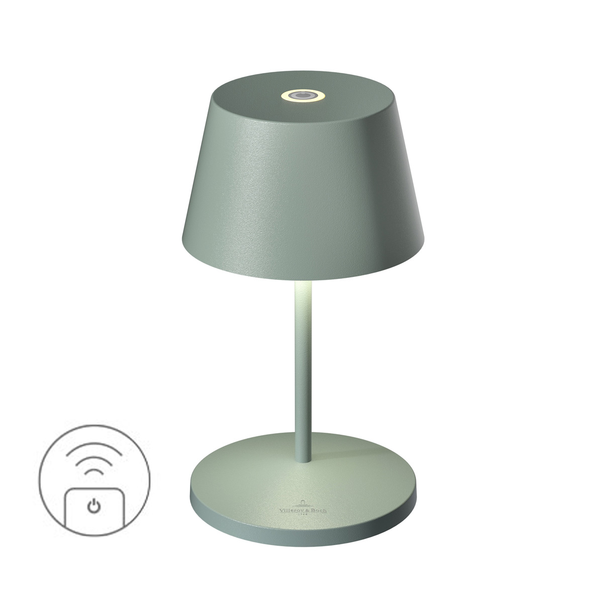 Villeroy & Boch Seoul RC LED Akkuleuchte, olivgrün