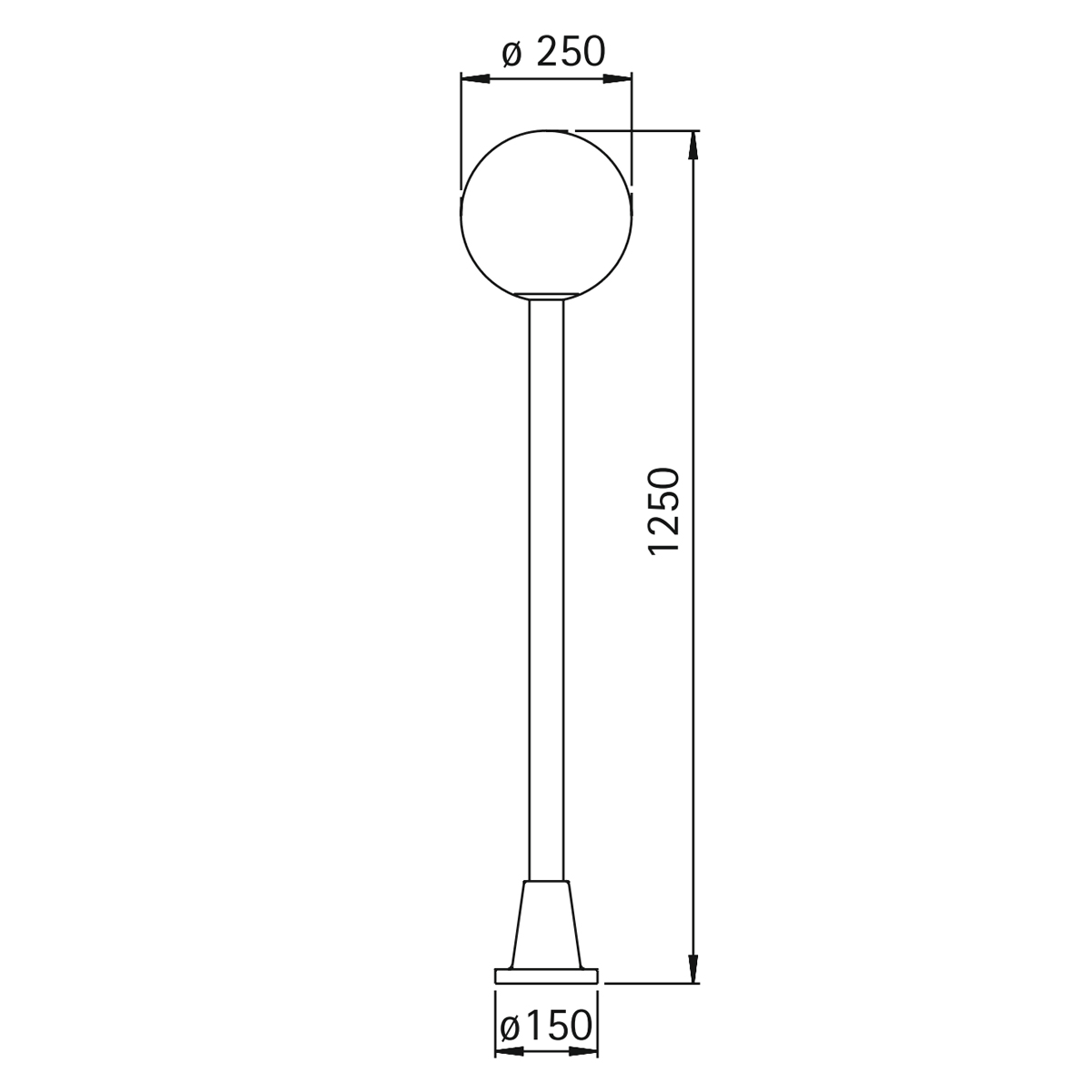 Albert Leuchten 2053 Wegeleuchte