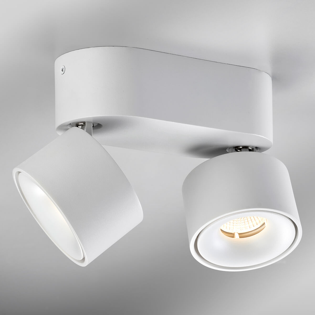 LupiaLicht Bloc 2S / 2 SN LED Deckenstrahler, weiß