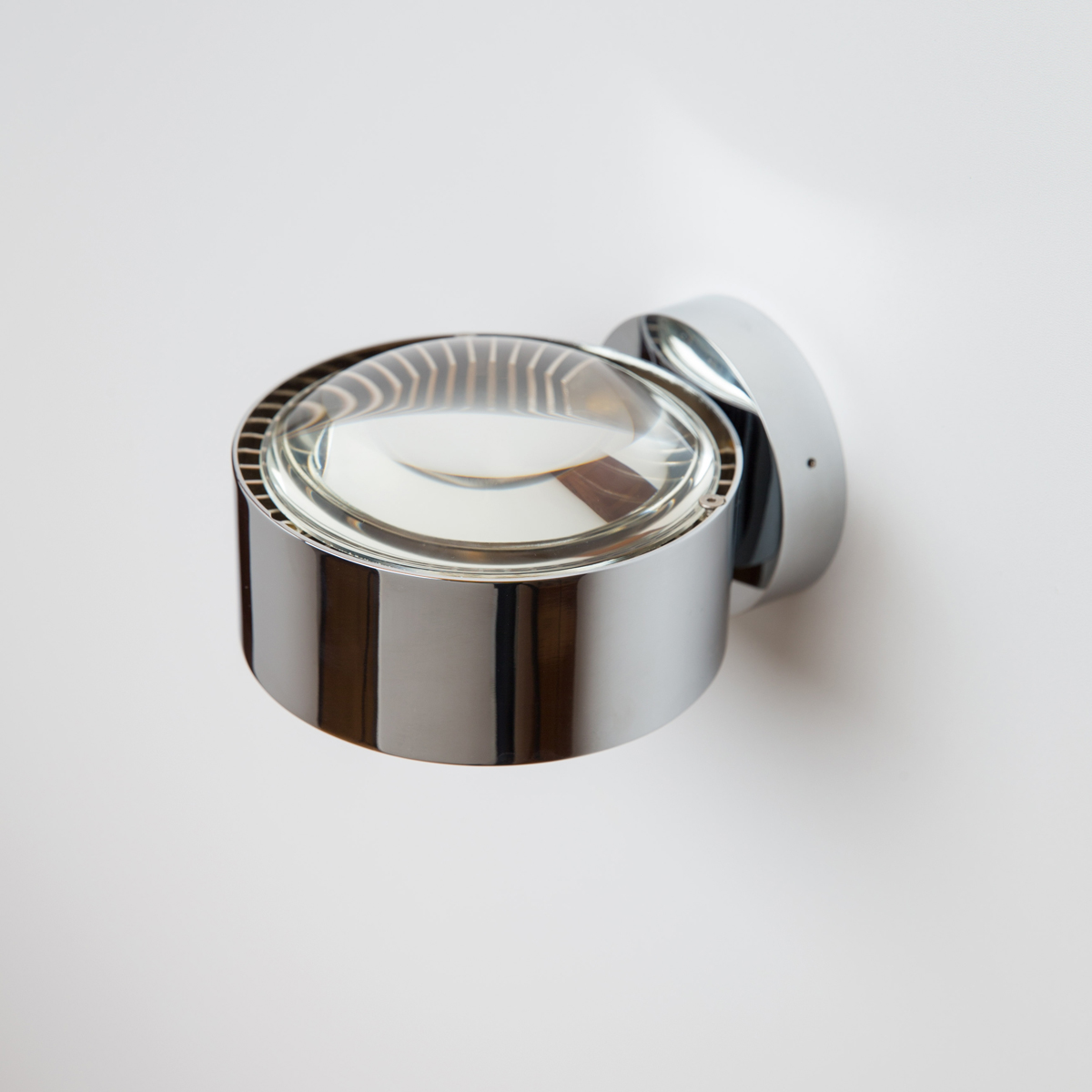 Top Light Puk Maxx Wall Wandleuchte, Chrom, mit Puk Maxx Linse klar