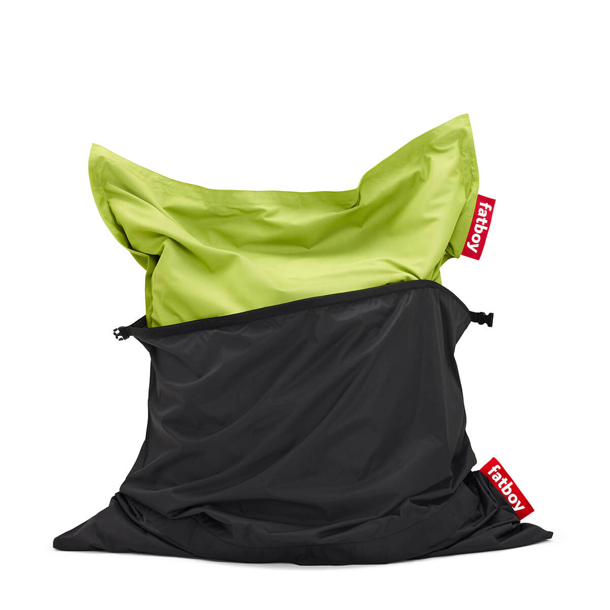 Fatboy The Cover Up Sitzsack-Schutzhülle, schwarz (Sitzsack nicht inbegriffen) The Cover Up Sitzsack-Schutzhülle