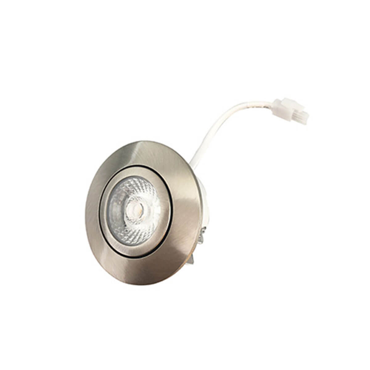 Interlight Camita Downlight IP44 LED Einbaustrahler, Chrom gebürstet