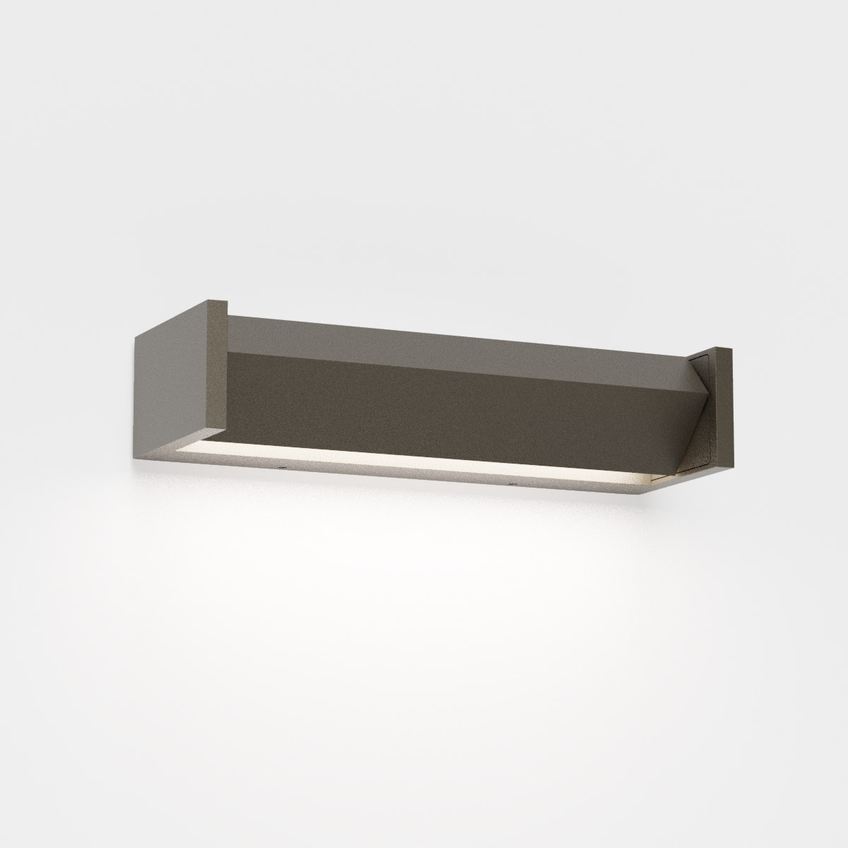IP44.DE Slat One LED Wand- / Deckenleuchte, cool brown (braun)