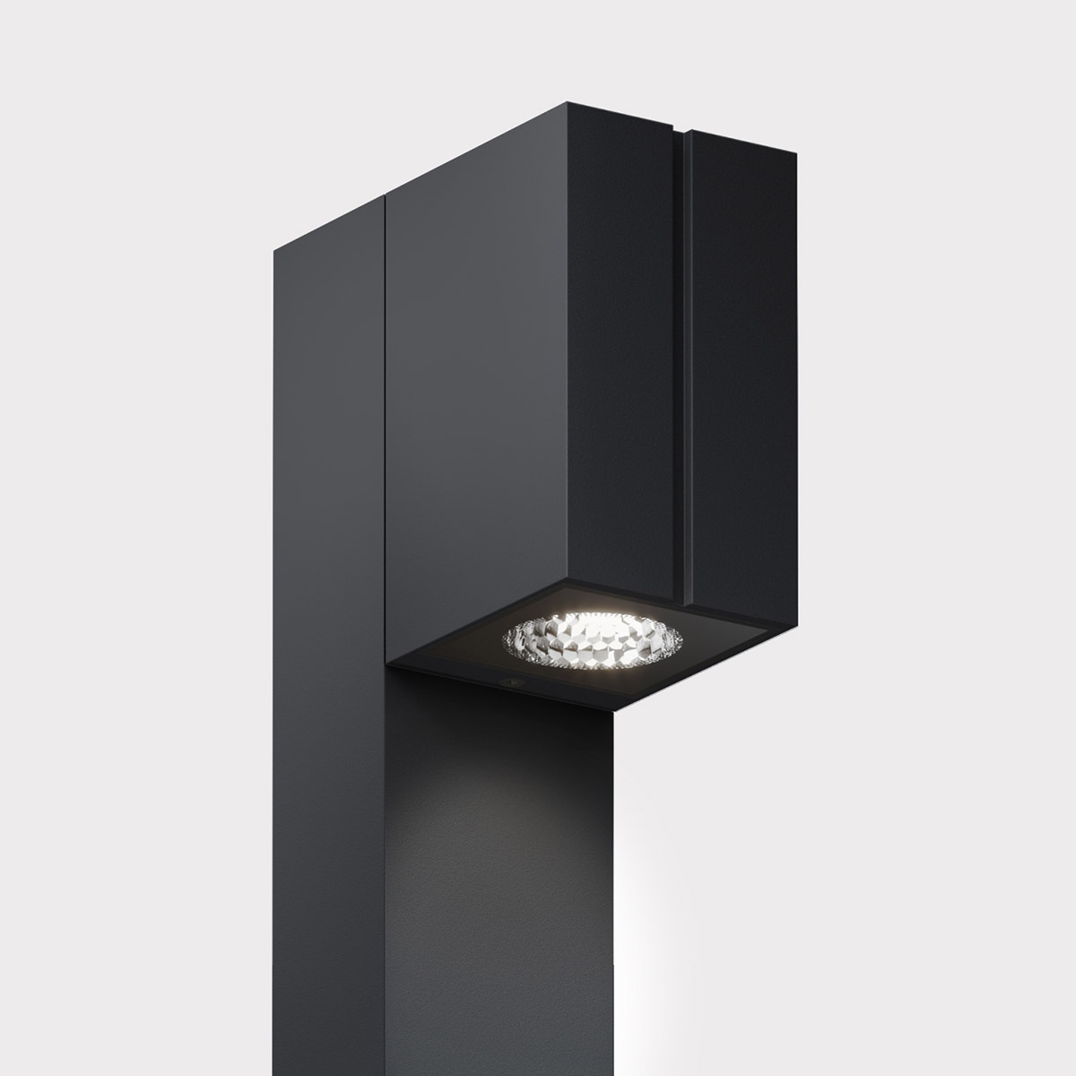 IP44.DE Cut LED Pollerleuchte, deep black (schwarz)