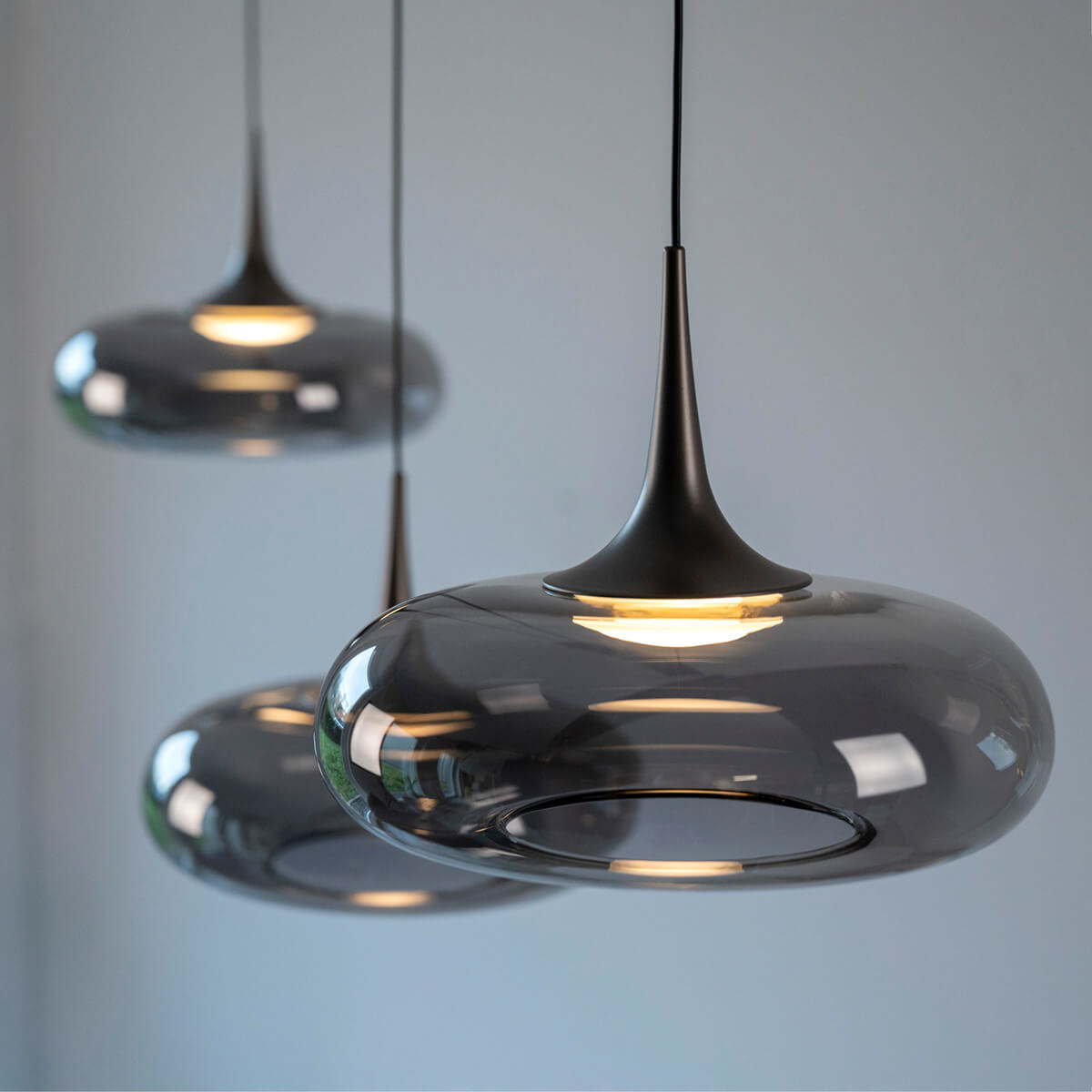Posh LED Pendelleuchte, 3-flg.