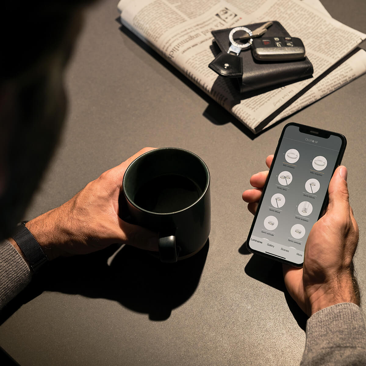 Komfortable Lichtsteuerung via kostenloser Occhio air App