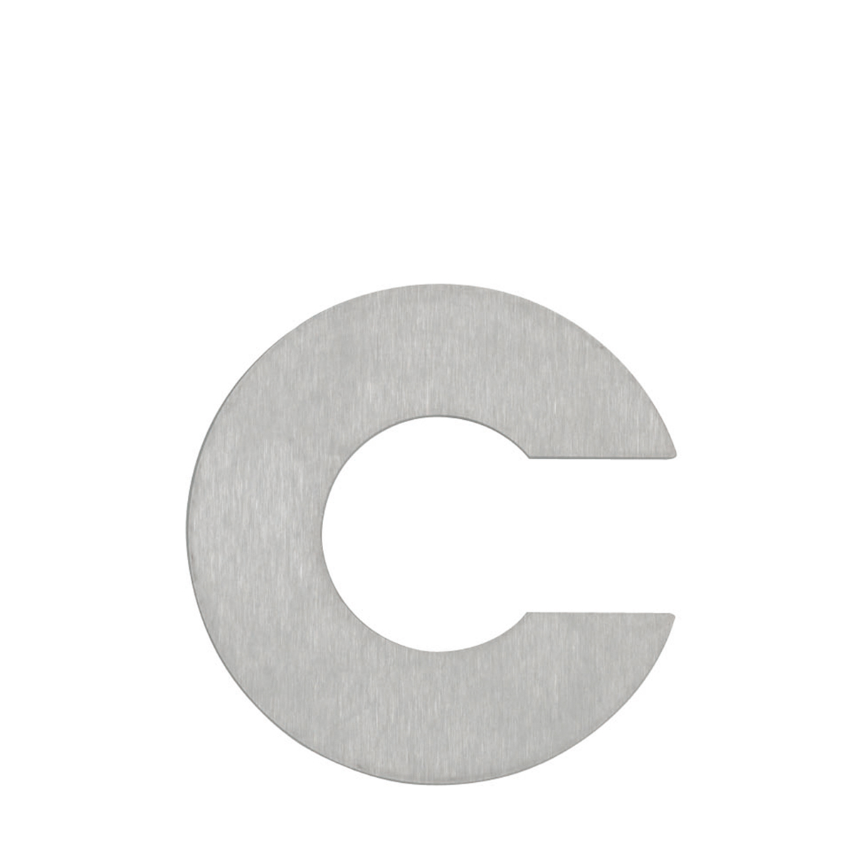 Albert Leuchten 69093 Hausnummer, Buchstabe c, Edelstahl