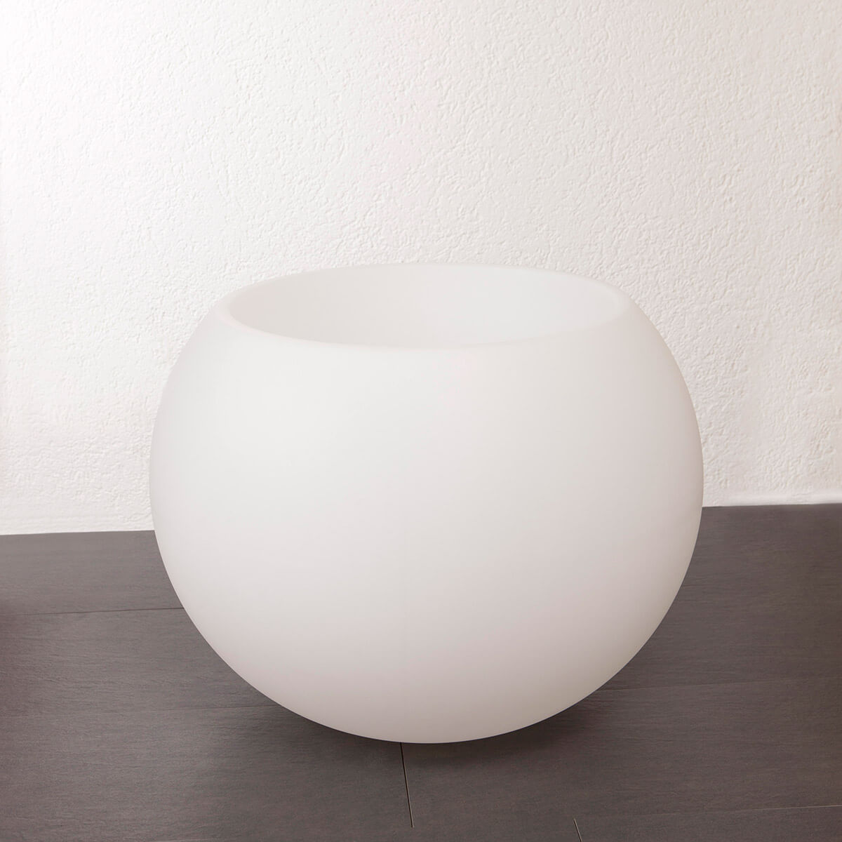 Epstein-Design Flora Dekoleuchte / Pflanztopf, Ø: 65 cm, weiß