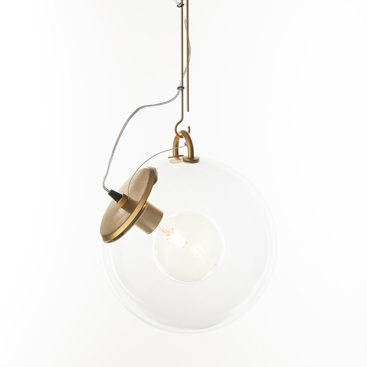 Artemide Miconos Sospensione, Messing satiniert