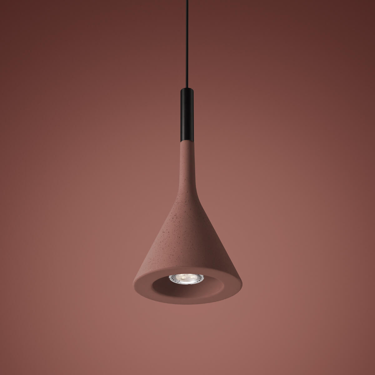 Foscarini Aplomb Sospensione, rosso (rot)