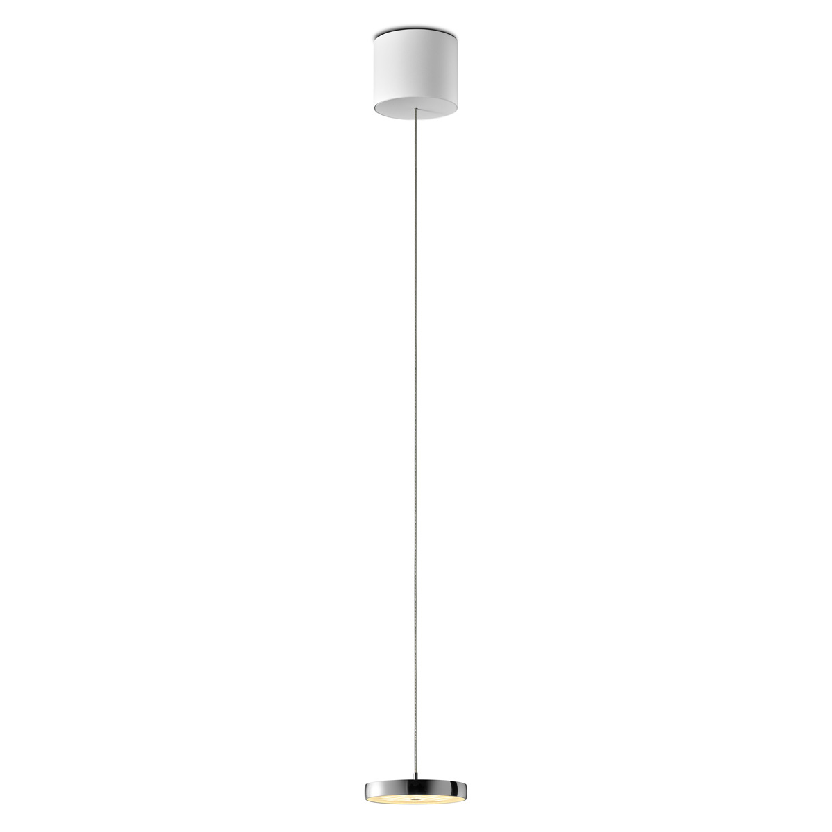 Oligo Decent LED Pendelleuchte, TW, unsichtbare Höhenverstellung, Chrom