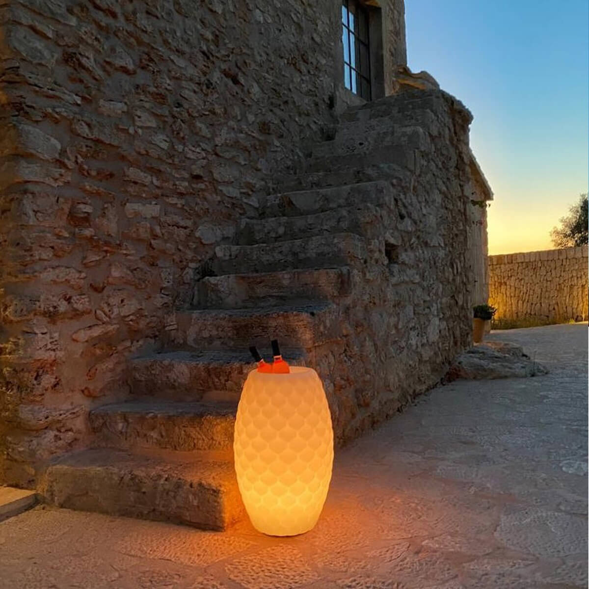 Joouly The Joouly Ltd. LED Akkuleuchte, Bluetooth Lautsprecher & Weinkühler, large, Höhe: 68 cm