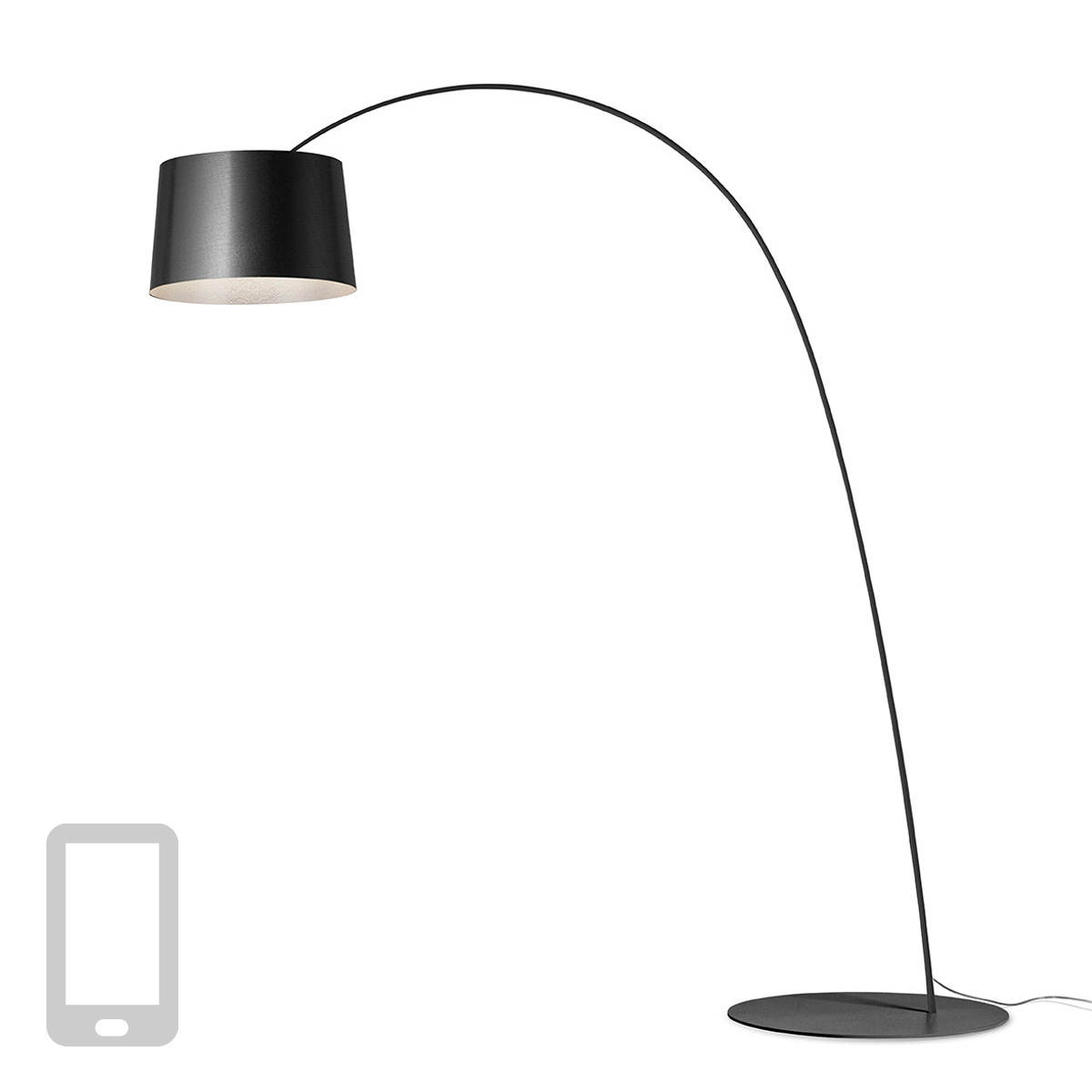 Foscarini Twiggy MyLight LED Terra, grafite (grafitgrau)