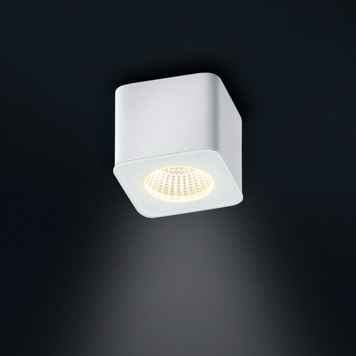 Helestra Oso LED Deckenstrahler, eckig, weiß matt