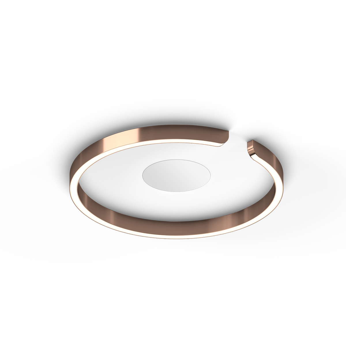 Occhio Mito soffitto 40 flat narrow LED Deckenleuchte, Roségold