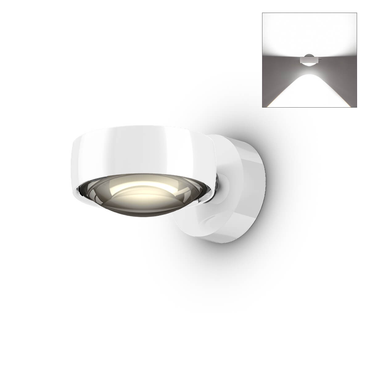 Sento E verticale up LED Wandleuchte, 2700 K, Abverkaufsware