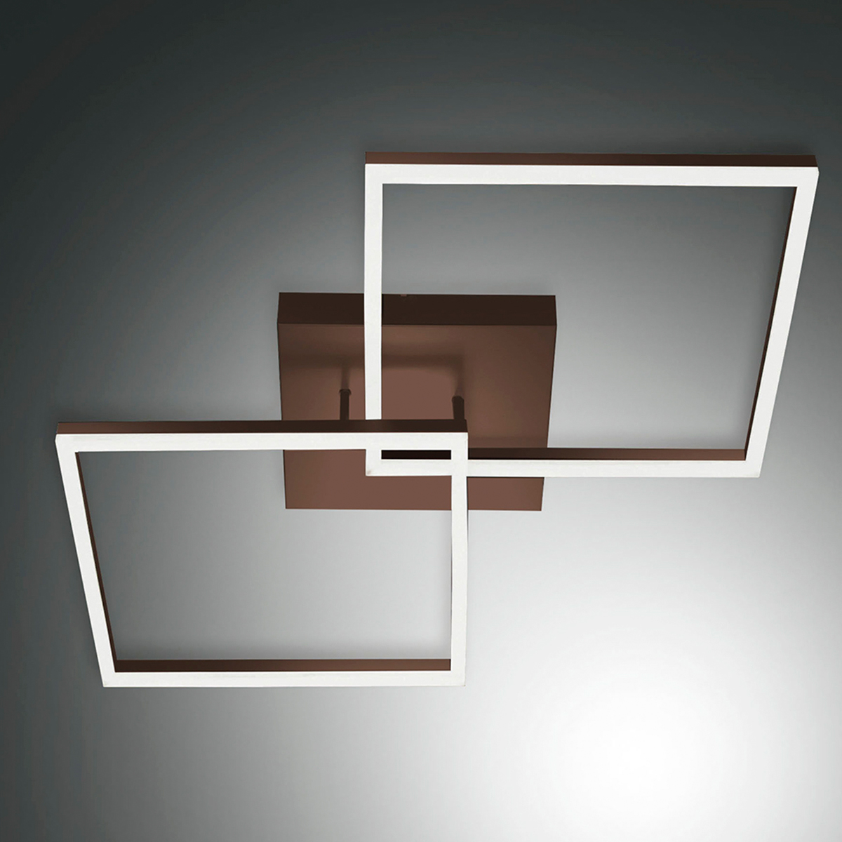 Fabas Luce Bard 3394-22 LED Wand- / Deckenleuchte, rostbraun