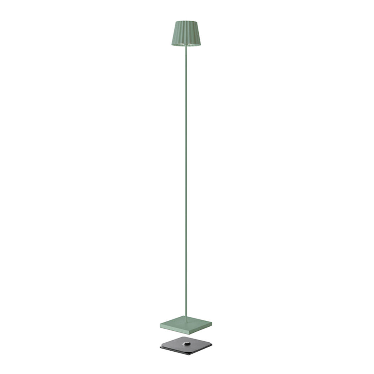 Sompex Troll 2.0 LED Akkustehleuchte, olivgrün (Ladestation inbegriffen)