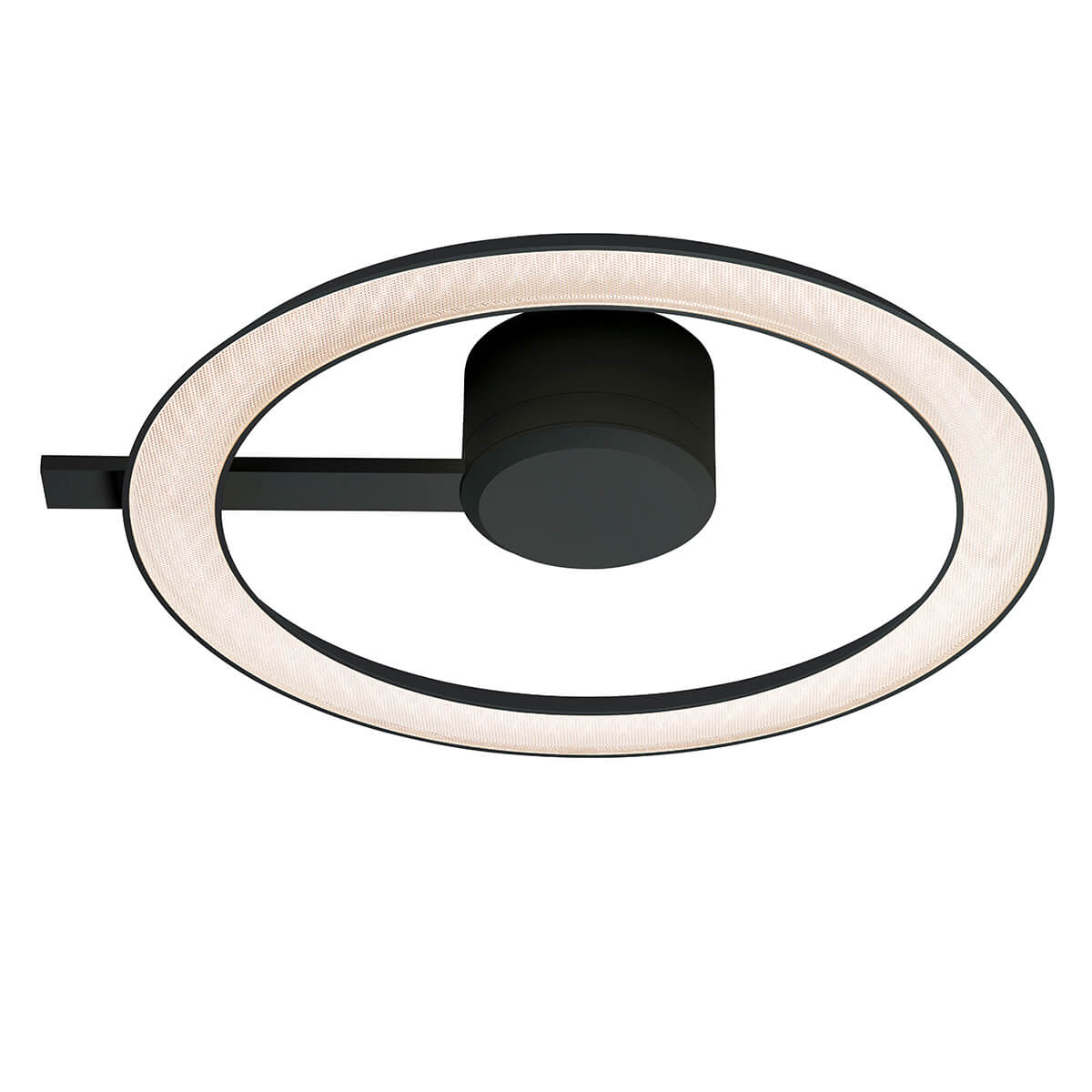 Oligo Yano 400 LED Wand- / Deckenleuchte, direkt, schwarz matt