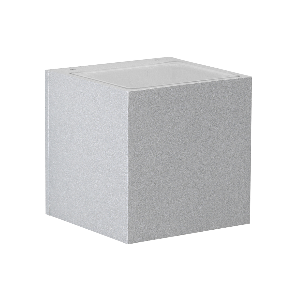 Albert Leuchten 2372 Wandstrahler, breit/breit, Silber