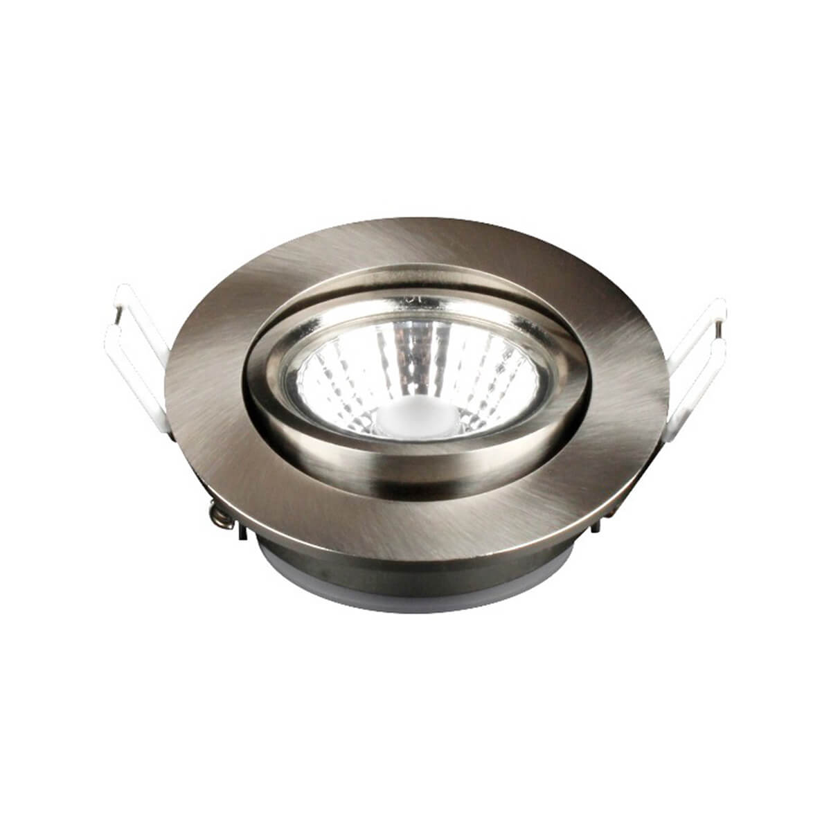 HALUX Slim Downlight IP44 LED recessed spotlight, dim-to-warm
