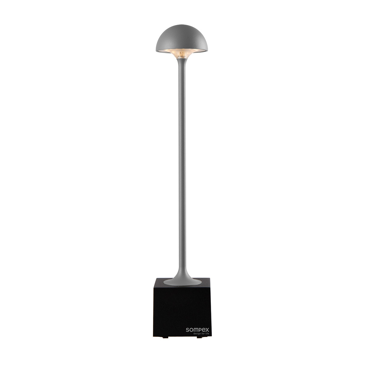 Sompex Flora LED Akkuleuchte, grau