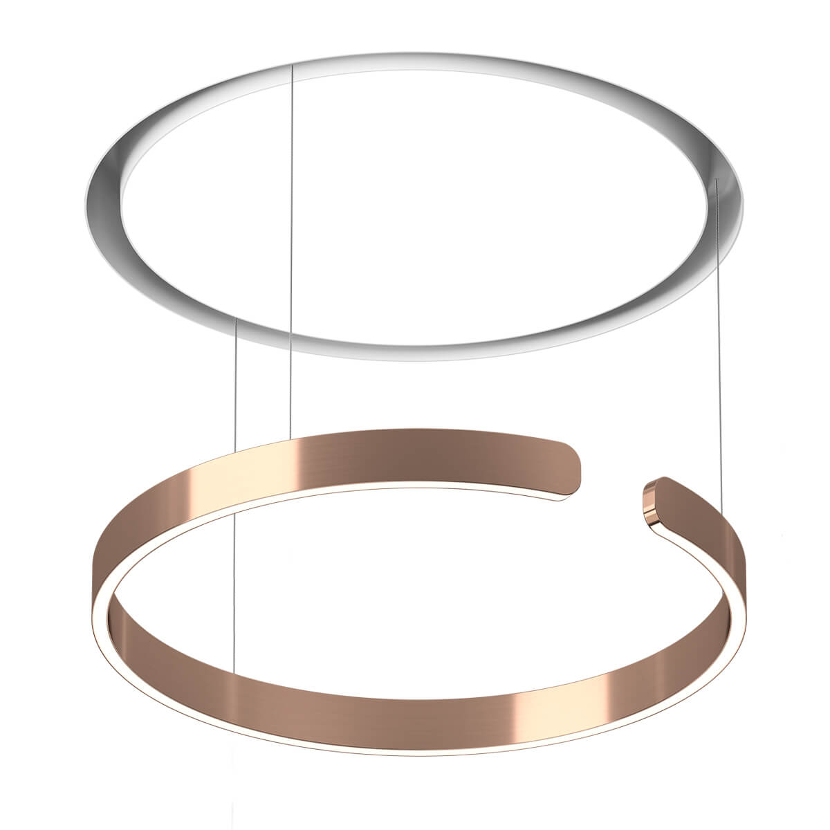 Occhio Mito cosmo 60 move "air" narrow Pendelleuchte, Roségold