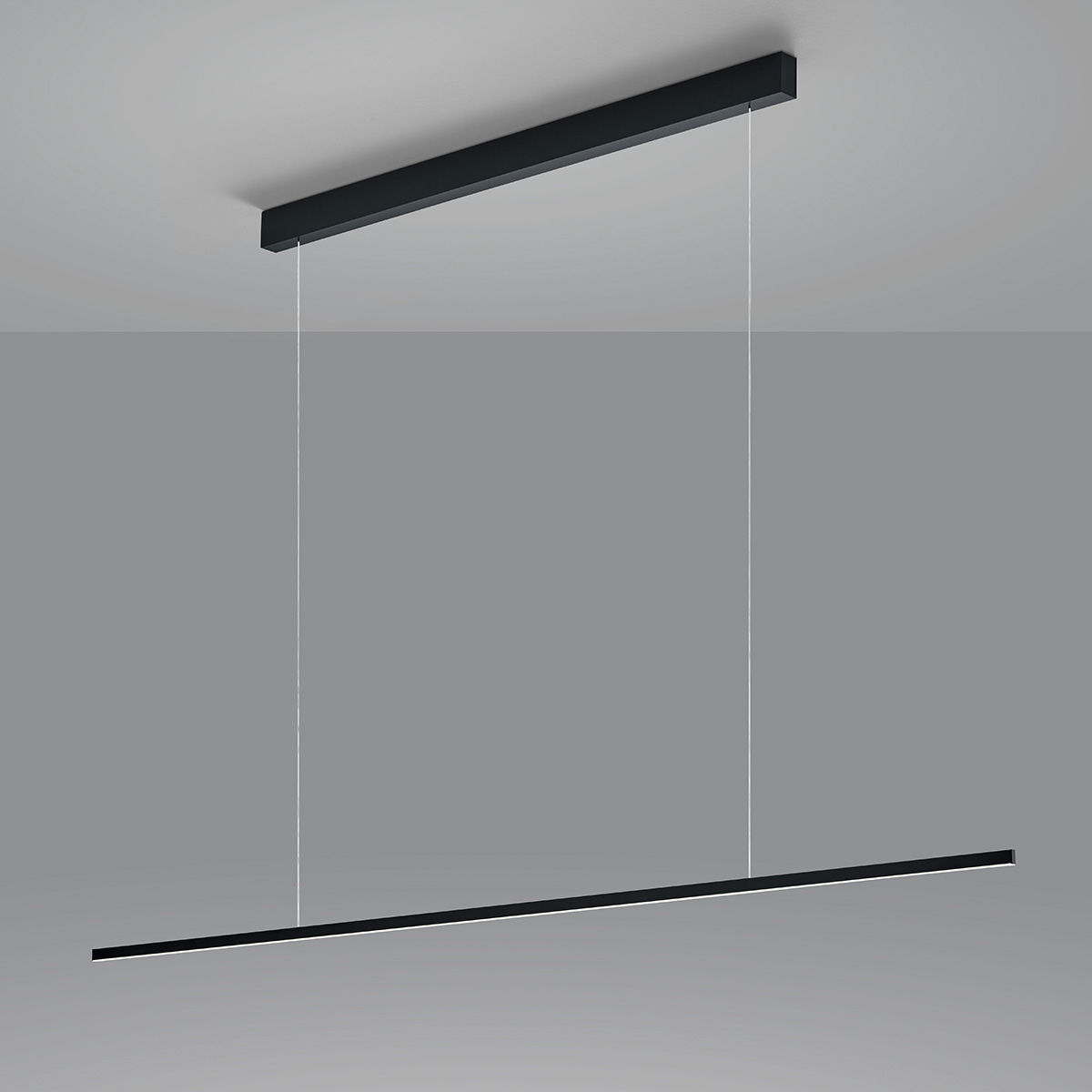 Helestra Loopy LED Pendelleuchte, schwarz matt
