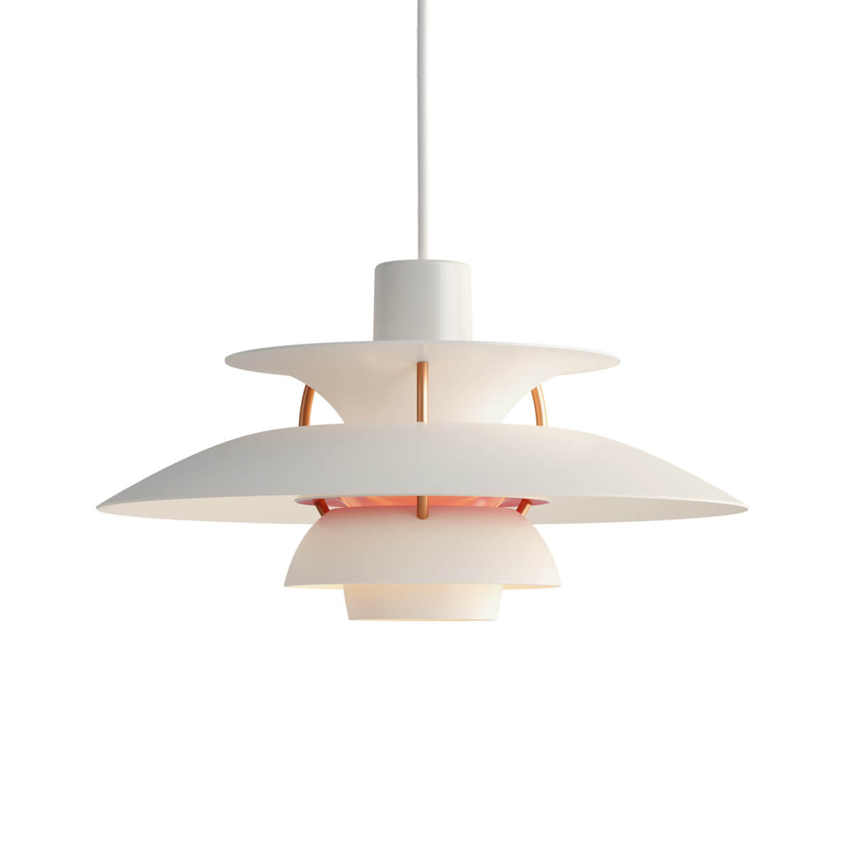 Louis Poulsen PH 5 Ø300 Pendelleuchte Modern white (weiß)