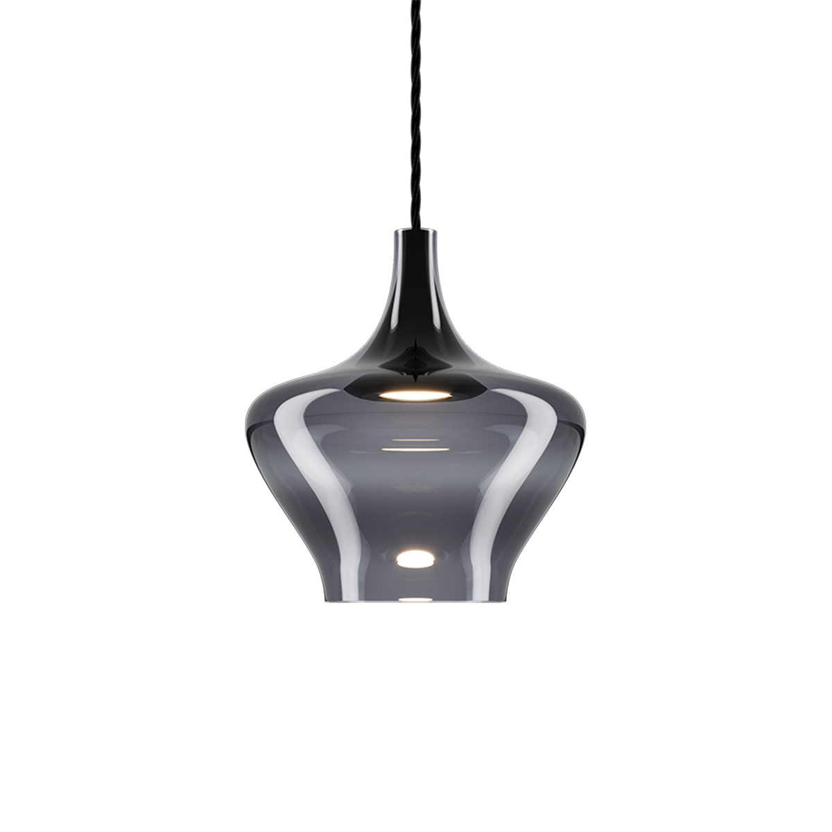 black / smoked glass