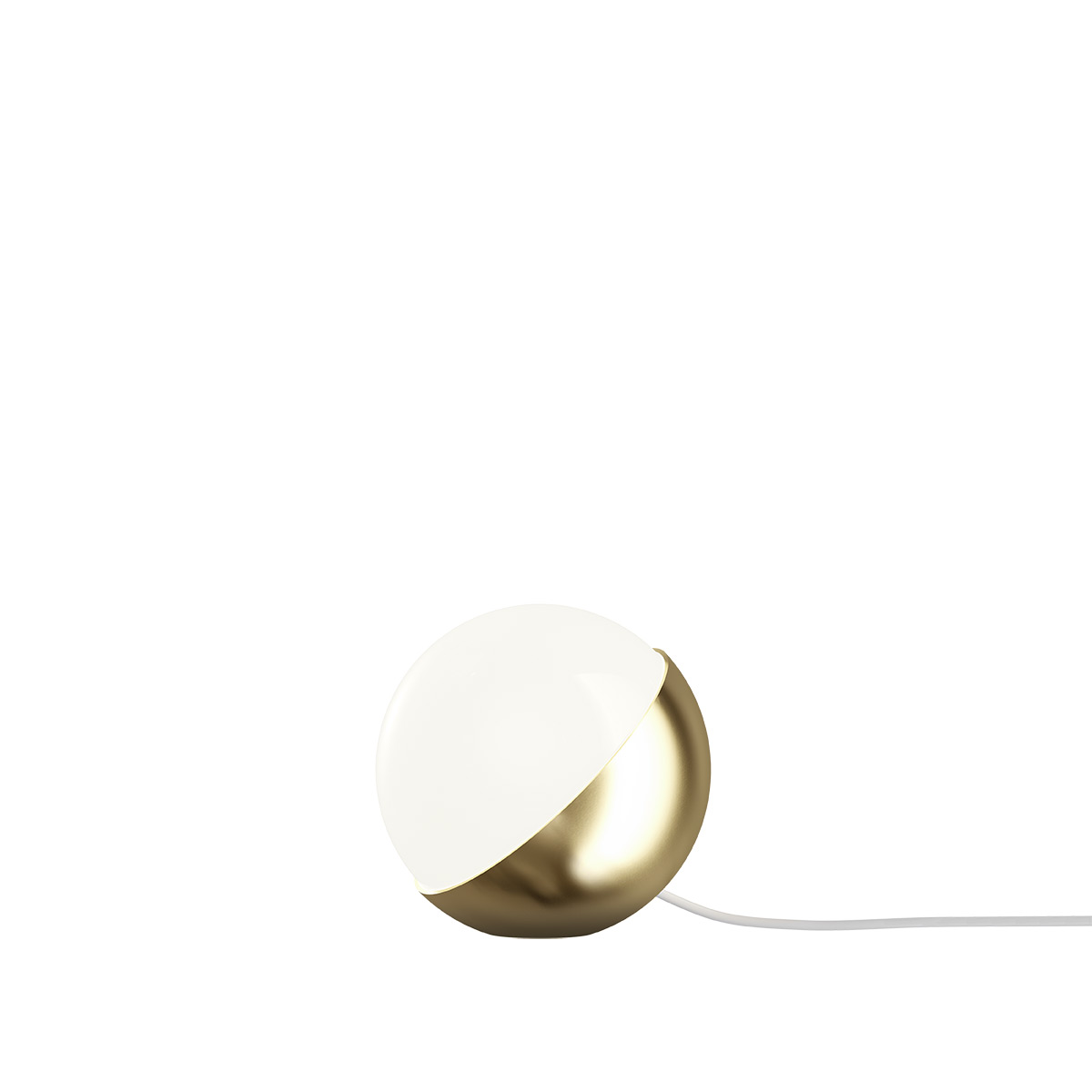 Louis Poulsen VL Studio Tisch- / Stehleuchte, Ø: 15 cm, Messing gebürstet