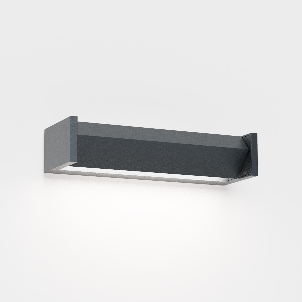 IP44.DE Slat One LED Wand- / Deckenleuchte, anthracite (anthrazit), direkte Lichtverteilung