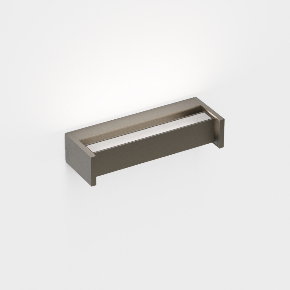 IP44.DE Slat One LED Wand- / Deckenleuchte, cool brown (braun)
