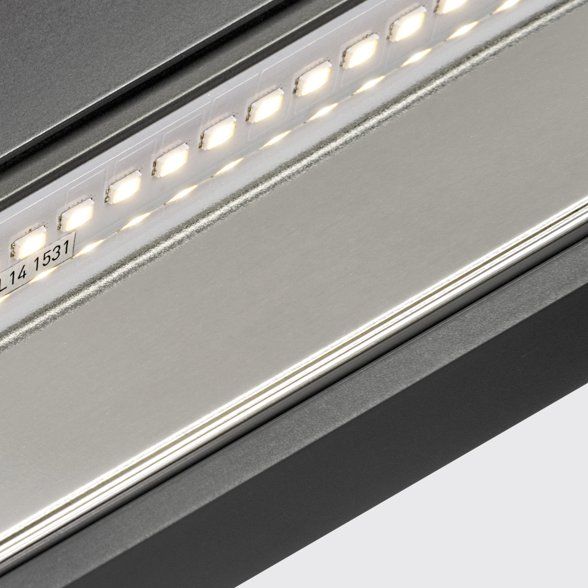 Serien.lighting SML² 150 Wall LED, schwarz lackiert, 3000K
