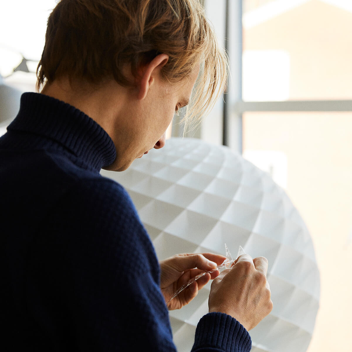 Louis Poulsen Patera LED Pendelleuchte, weiß matt, mit Designer Øivind Slaatto