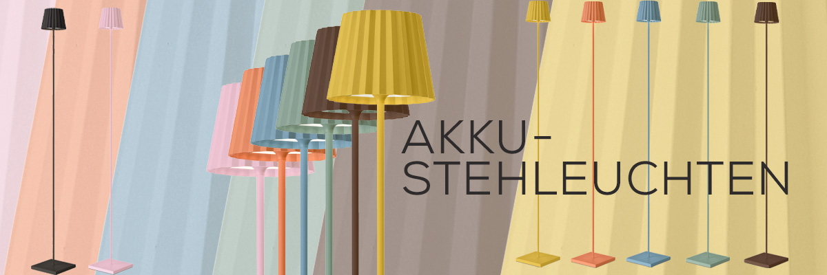 Kategoriebanner Akkustehleuchten Outdoor Kategoriebanner Akkustehleuchten Outdoor